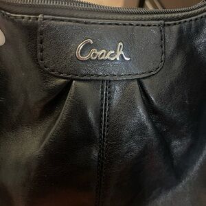 Coach Black Leather Tote